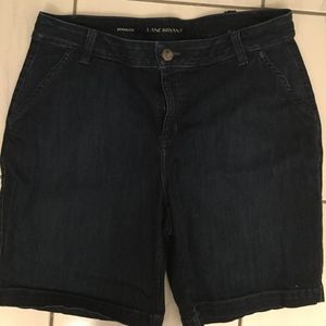 NWT Lane Bryant Denim Bermuda Shorts